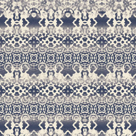 Seamless two toned distressed rug or textile surface pattern design for print.の写真素材