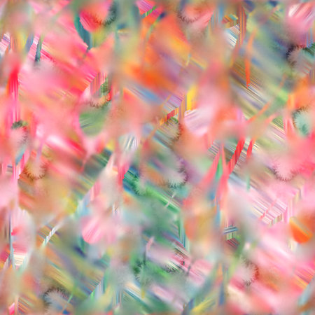 Seamless watercolor wash painting pattern swatch for surface printの写真素材