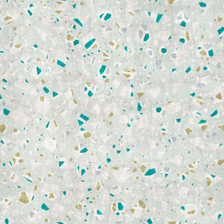 Seamless modern abstract random terrazzo pattern swatchの写真素材