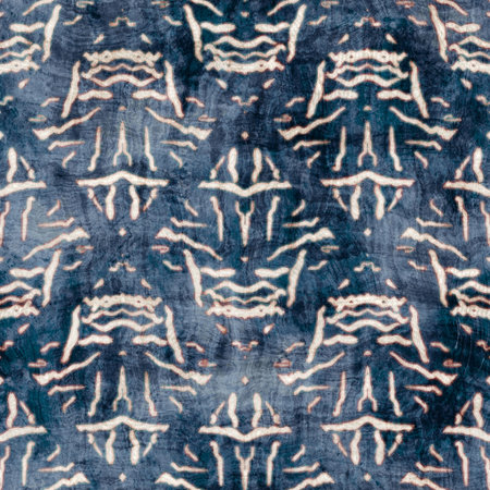 Seamless damask flourish motif Victorian style surface pattern design for print