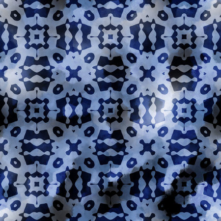 Seamless white on color interior wall tile style surface pattern design for print