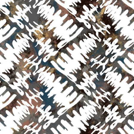 Seamless neutral and white grungy classic abstract surface pattern design for print.