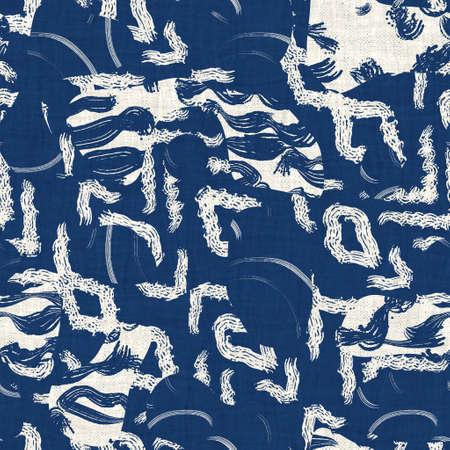 Seamless two tone hand drawn brushed effect pattern swatchの写真素材