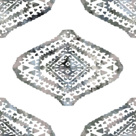 Seamless neutral and white grungy classic abstract surface pattern design for print.の写真素材