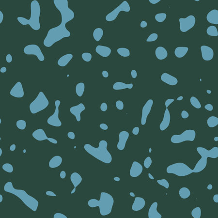 Seamless abstract non print resembling strange colored animal skin surface pattern design for print.