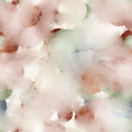 Seamless geo watercolor wet on wet bleed surface pattern design for printの写真素材