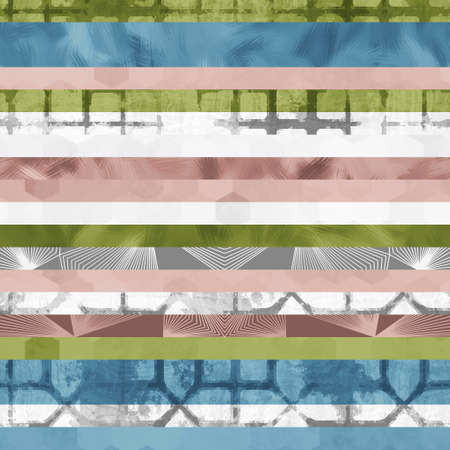 Seamless hip vogue random trendy stripe pattern printの写真素材