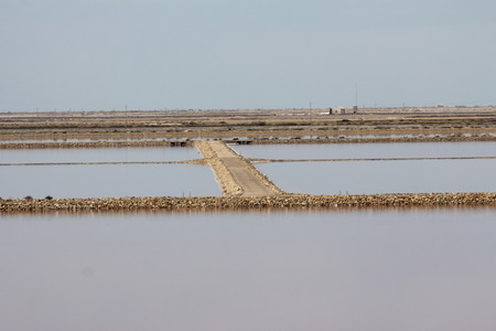 Salt fieldsの写真素材