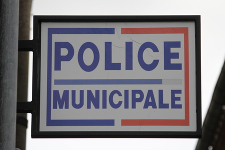 sign policeの写真素材