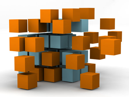#2 - a 3d render series showing change and motion