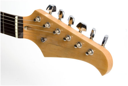 neck of a guitar