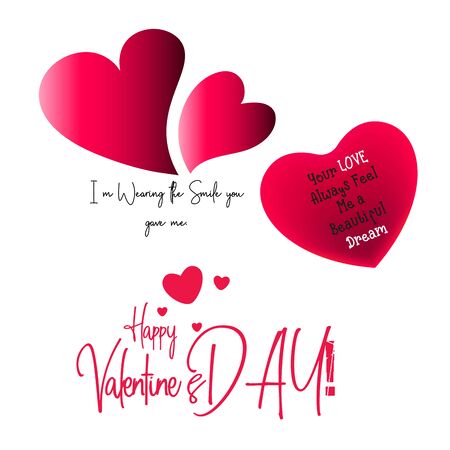 A romantic Valentines Day designs For Your Loving Day. This design of art is one of the most beautiful piece of explaining LOVE. These are exclusive, lovely Design for your artworks and othersのイラスト素材