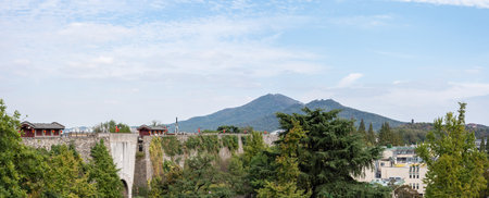 Panoramic view of the old town of Lijiang, China