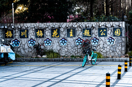 Taipei 101 bicycle parking lotの写真素材
