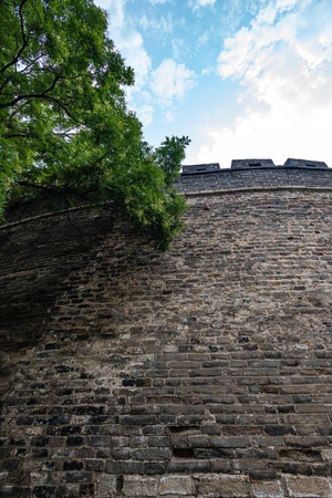 The Great Wall in Beijing, China. The Great Wall is one of the main attractions of Beijing.の写真素材