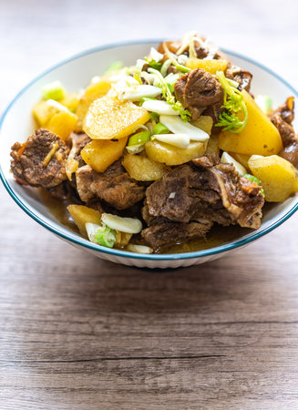 Beef with Potatoesの写真素材