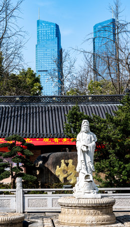 Statue at a temple