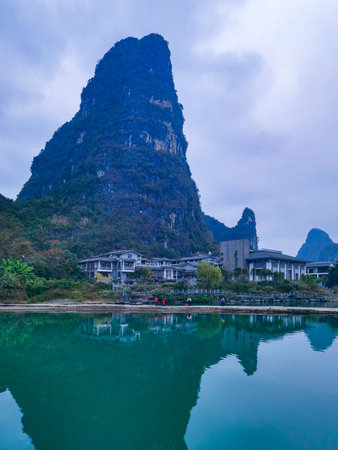 Yangshuo landscape.の写真素材