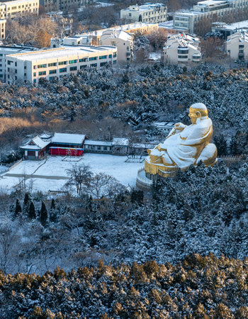 Giant Buddha statueの写真素材