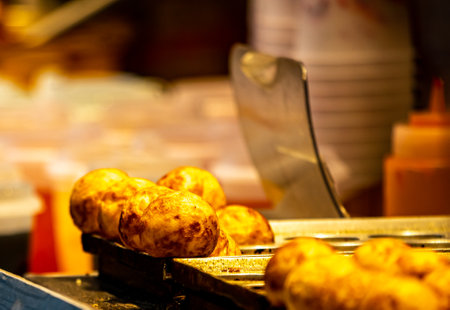 Thai street food, street food in Chiang Mai, Thailandの写真素材