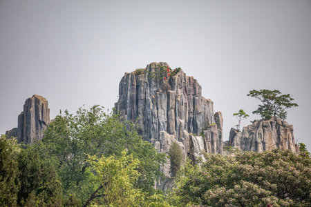 Landscape view of Huangshan City, Anhui Provinceの写真素材