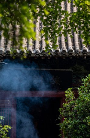 Traditional Chinese architecture in Suzhou, Jiangsu Province, China.