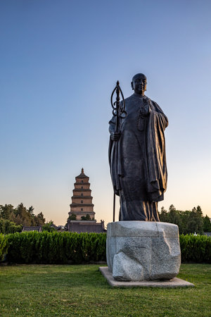 Statue in Hangzhou Chinaの写真素材