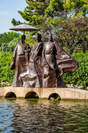 Nagoya Castle Park in Nagoya, Japanの写真素材