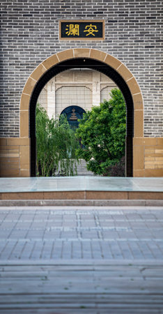 Entrance to the University of Hong Kong in Hong Kong, Chinaのeditorial素材