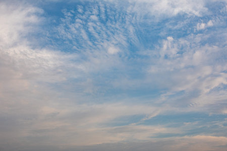 blue sky background with tiny clouds.Sky clouds.Sky with tiny clouds.