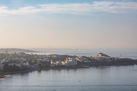 Panoramic view of the city of Nessebar, Bulgariaの写真素材