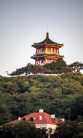 The Summer Palace in Beijing, China. It is one of the largest palaces in the world.の写真素材