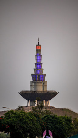 The Kuala Lumpur Tower is the tallest building in Malaysia.