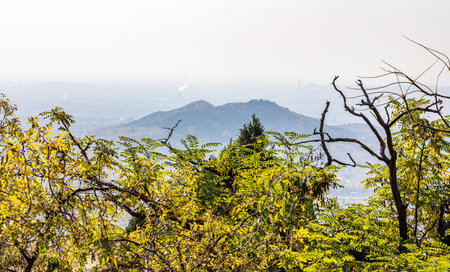 View of a mountain at a province in Thailand.