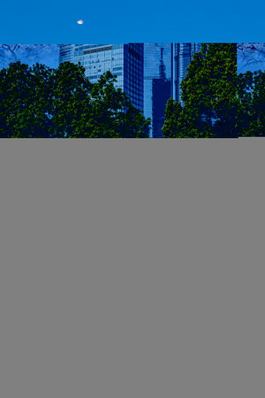View of skyscrapers in New York City.の写真素材