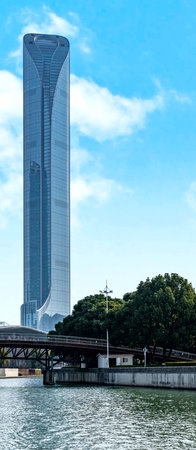 Shanghai Lujiazui Finance and Trade Zone of the modern city