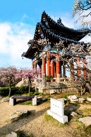Changgyeongsa Temple in Hangzhou China.のeditorial素材