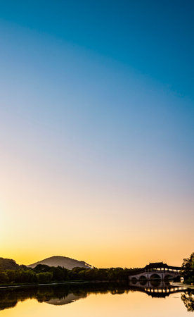 Landscape view of Hebei Province, Shandong Province.のeditorial素材