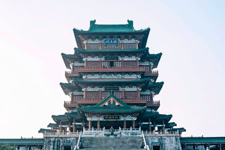 Taipei pagoda at Taipei, Taiwan.の写真素材