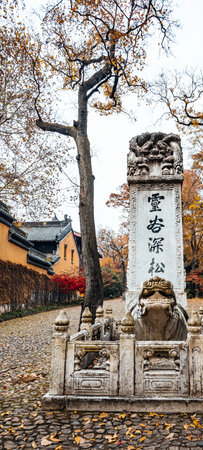 Ancient buildings in the Humble Administrator's Garden, Beijing, Chinaの写真素材