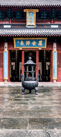 Chinese temple in Suzhou Chinaの写真素材