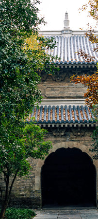 ancient chinese architecture in south korea,Beijing.のeditorial素材