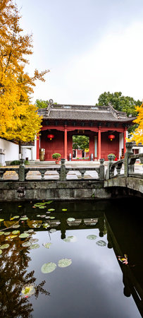 An ancient temple in Suzhou.のeditorial素材