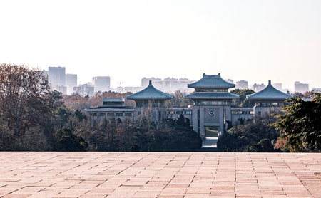 View of the Forbidden City.のeditorial素材