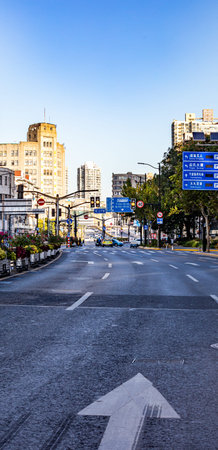 Street view in Madrid, Spain
