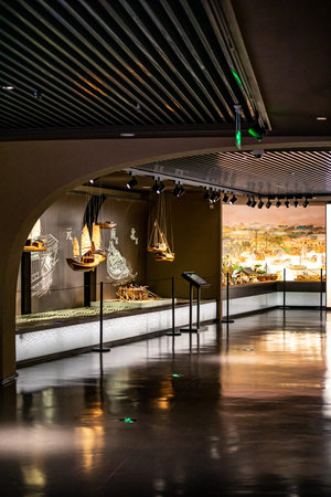 Interior view of the National Museum of Portugal.