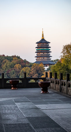 Pagoda in South Koreaの写真素材