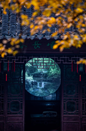 Traditional architecture in South Korea, Dongdeokgung Palaceの写真素材