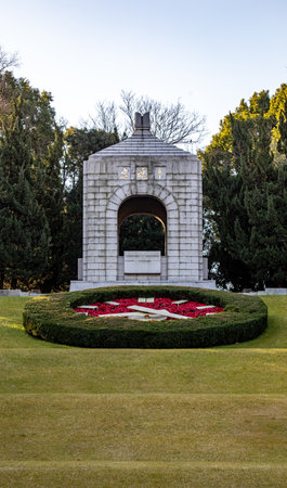 Memorial to the soldiers who died in the Great Patriotic Warの写真素材