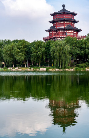 Hohhot Summer Palace, Hohhot city, Inner Mongolia autonomous region, Chinaの写真素材